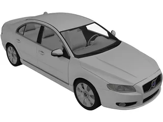 Volvo S80 (2011) 3D Model preview