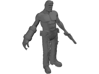 Hellboy 3D Model preview