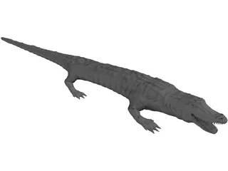 Crocodile 3D Model preview