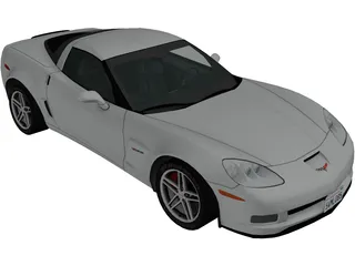 Chevrolet Corvette Z06 3D Model preview