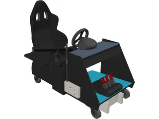 Racing Cockpit G27 3D Model preview