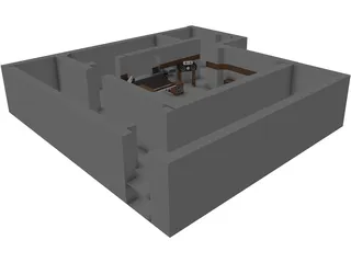 Recording Studio 3D Model preview