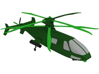 Sikorsky S-97 3D Model preview