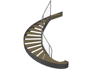 Stair 3D Model preview