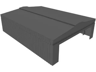 Hangar 3D Model preview