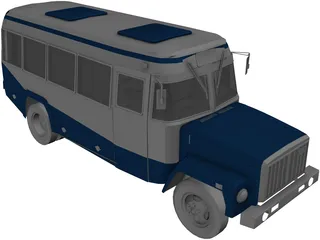 KAvZ 3976 3D Model preview