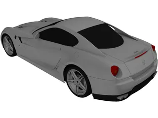 Ferrari 599 GTB Fiorano 3D Model preview