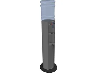 Water Dispenser 3D Model preview