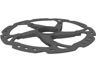 Shimano Disc 160 Centerlock XTR 3D Model preview