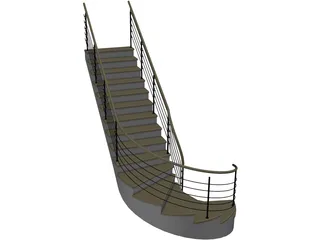 Stair 3D Model preview