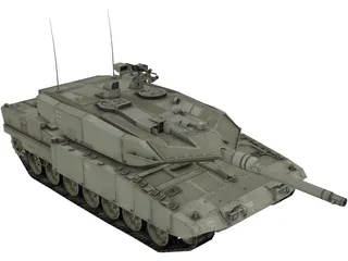 Leopard 2 A7 3D Model preview