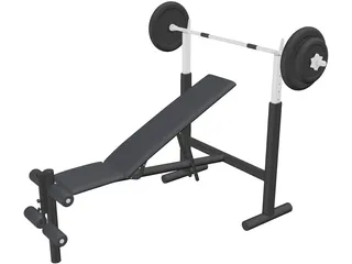 Flex Classic Seated Fitness Strenght 3D Model preview