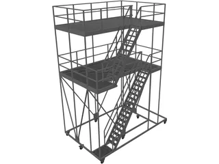Scaffold 3D Model preview