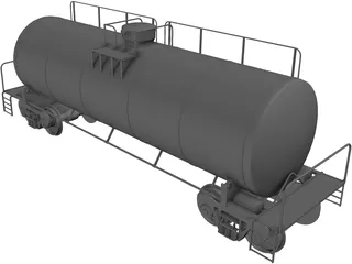 Tanker 3D Model preview