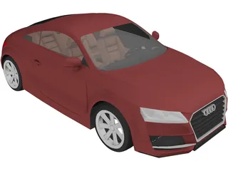 Audi TT (2015) 3D Model preview