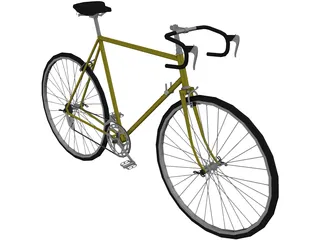 Road Bike 3D Model preview