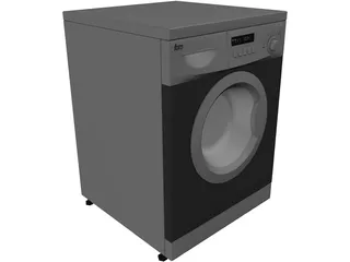 Washing Machine 3D Model preview