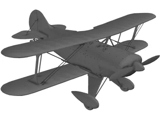 Pitts Special S-1 3D Model preview