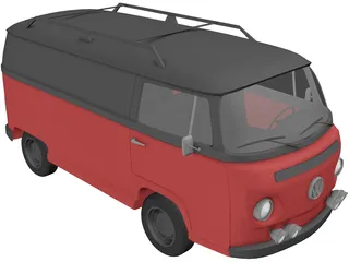 Volkswagen Type 2 3D Model preview