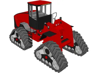 Tractor 3D Model preview