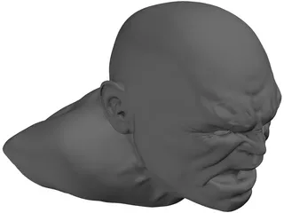 Hulk Bust 3D Model preview