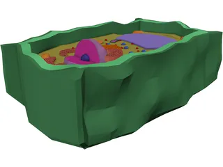 Plant Cell 3D Model preview