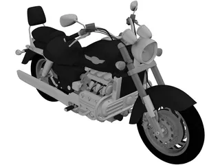 Honda Valkyrie F6C 3D Model preview