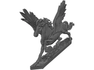 Pegasus 3D Model preview