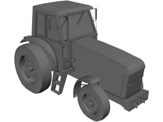 Tractor 3D Model preview