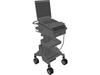 CX50 Ultrasound 3D Model preview