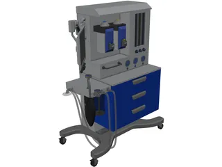 Anesthesia Machine 3D Model preview