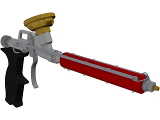 Foam Gun 3D Model preview