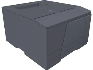 Printer HP LaserJet Colour Pro 200 M251N 3D Model preview