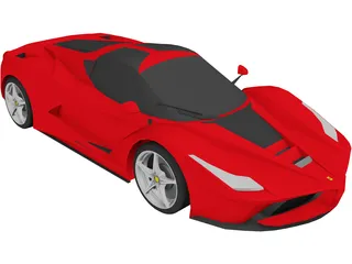 Ferrari LaFerrari (F70) (2014) 3D Model preview