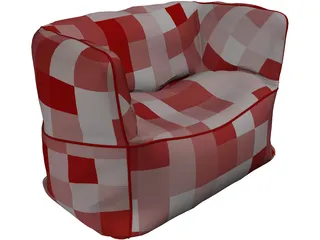 Comfy Chair 3D Model preview