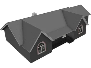 Cottage 3D Model preview