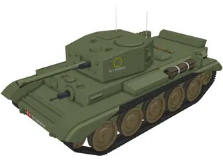Cromwell VII A24 3D Model preview