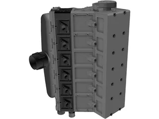 Ferrari V12 Engine 3D Model preview