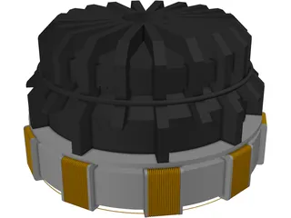 Iron Man Arc Reactor 3D Model preview