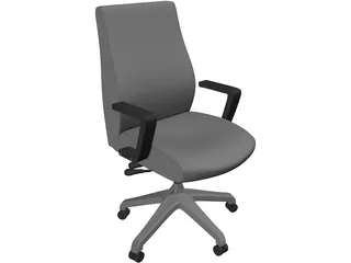 Conference Room Chair 3D Model preview