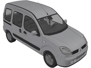 Renault Kangoo 3D Model preview