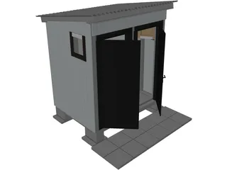 Street WC 3D Model preview