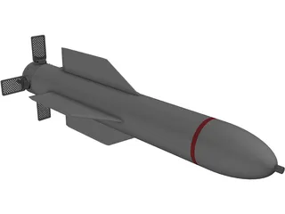 Massive Ordnance Penetraor (MOAB) 3D Model preview