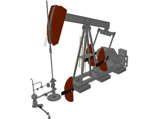 Oil Pump 3D Model preview