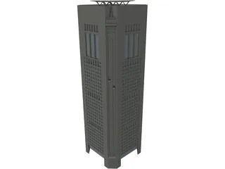 Apartment Building 3D Model preview