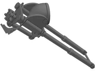 Motorcycle Fork 3D Model preview