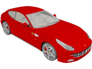 Ferrari FF 3D Model preview
