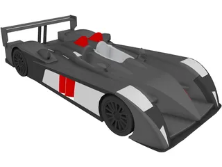 Audi R10 TDi Le Mans 3D Model preview