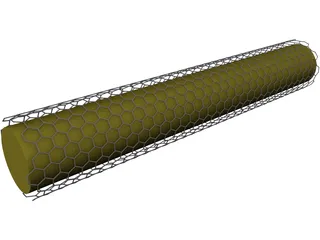 Nanotubes 3D Model preview