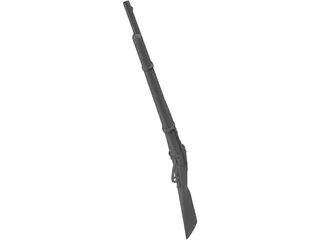 Sharps Cavalry Carbine 3D Model preview